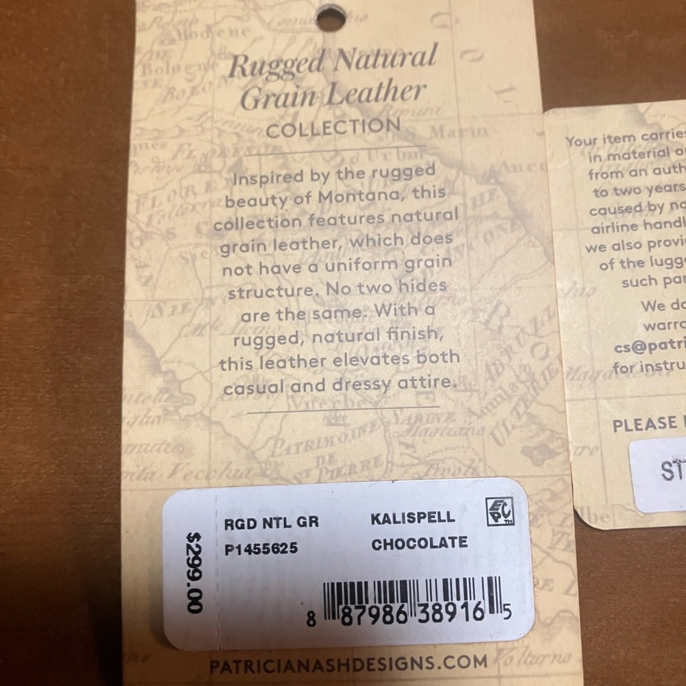 Patricia Nash Dark Brown Leather Shoulder Bag KALISPELL style P1455625 - Picture 6 of 7